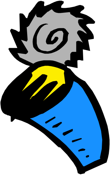 The image shows a stylized blue ice cream cone with two scoops on top of it against an abstract background that resembles black and white stripes.