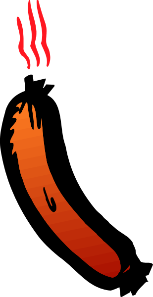 The image shows a red flame with an orange outline against a dark background on the left side of the frame.