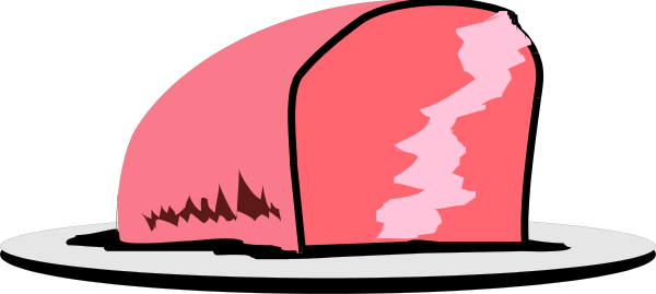 The image shows a pink steak with white sauce on top placed inside an oven that is set to 350 degrees Fahrenheit in what appears to be a kitchen environment. There's no text present, and it seems like there might not have been any interaction or action depicted as the focus of this clip-art image is solely on presenting the steak cooking process with temperature settings provided for accuracy. The oven door has an open window through which you can see inside to observe that a single piece of meat (the pink steak) is being cooked, and it's placed directly