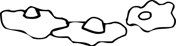 The image shows a black and white photo of an object with text on it that reads "10" at both ends.