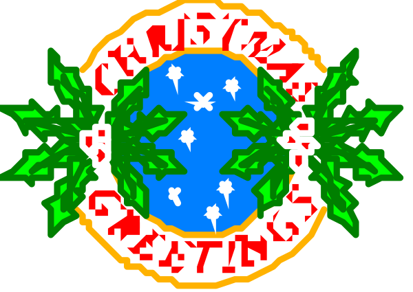 The image shows a pixelated emblem with an intricate design featuring what appears to be stylized leaves at its center surrounded by various patterns that resemble flowers in different shapes and sizes; it is set against a dark background, possibly representing night sky due to stars depicted around the edges of this central motif.