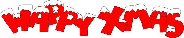 The image shows a Christmas greeting with text that says "Happy christmas" along with red hearts on either side of it.
