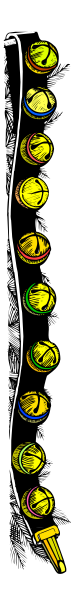 The image shows a sequence of four identical faces with different expressions: neutral, surprised, sad, and happy; set against a gray background in portrait orientation.