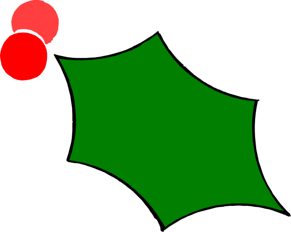 The image shows a festive holiday greeting with Christmas trees decorated for winter holidays against a dark background; there is no text present in this clip-art image.