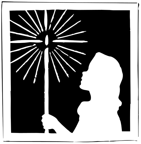 The black and white image shows a starburst graphic on top of another smaller picture that appears to be an explosion with rays emanating from it in both directions against a dark background.