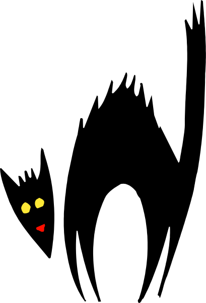 The image shows a black screen with three white dots arranged vertically on top of each other at different heights from left to right against an otherwise dark background.
