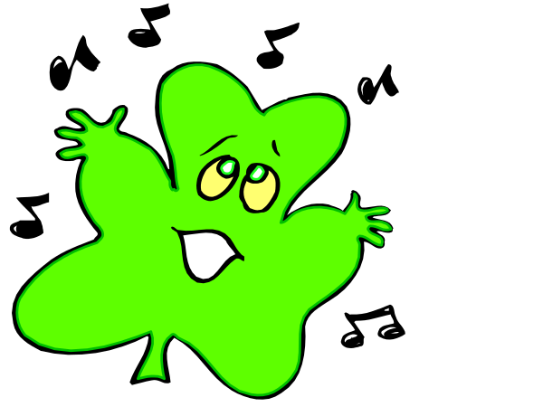 The image shows a green blob with two arms raised above its head on what appears to be an animated background that resembles outer space.