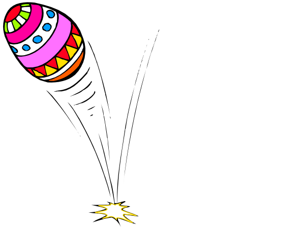 The image shows a black background with two colorful cartoon characters resembling birds flying towards each other from opposite sides of an unseen space; one character is on the left side while the other is on the right, and both have brightly colored feathers in shades of pink, yellow, blue, red.