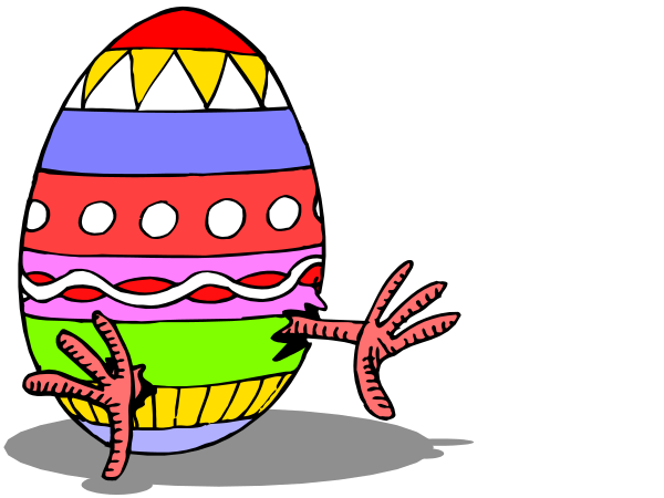 The image shows two cartoon eggs with faces on a dark background; each egg has different facial expressions: one is smiling while standing upright in front of another that appears to be crying as it sits down next to its companion, both have polka dots for eyes and mouths shaped like hearts or lips.
