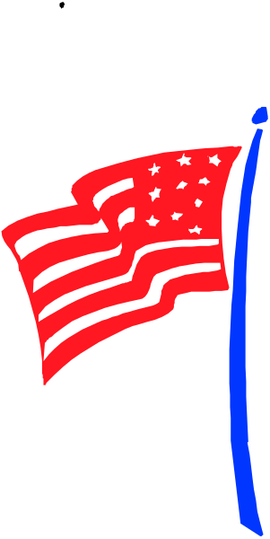 The flag of the United States with a wavy design on it against a dark background.
