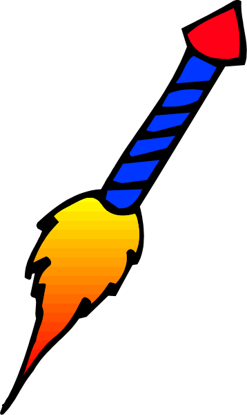 The image shows a stylized rocket with flames at its base against an orange background on the left side of the frame.