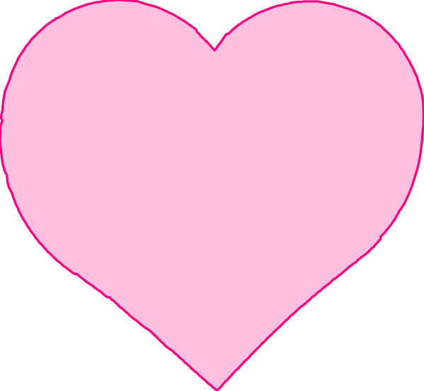 The image shows two pink hearts side by side against a black background with no additional details visible within this small clip-art format.