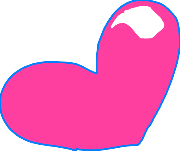 The image shows a pink heart with two eyes drawn on it next to some red lips that have been smeared together in an affectionate manner against a black background.