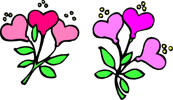 The image shows two flowers with pink petals against a black background on either side of an illustration that resembles fireflies in flight above them.