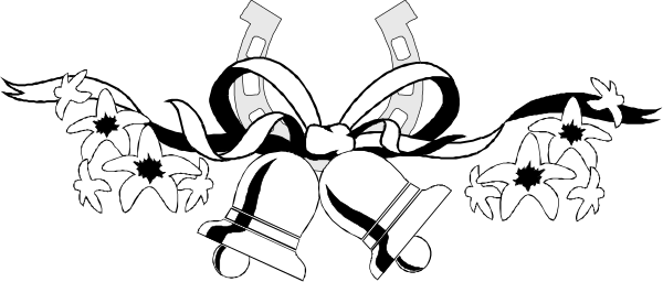 The black and white silhouette of a person holding flowers with birds around them on top of what appears to be an object resembling a mushroom cap in front of a background that looks like it could represent water, possibly indicating a scene from nature such as a forest or garden setting.