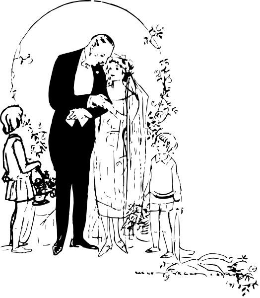 The black and white photo shows a group of three individuals standing together with their backs to each other; two appear to be adults while one is smaller in size, possibly indicating age difference among them. They seem to be engaged in conversation as suggested by hand gestures that could imply speaking or listening attentively. There are no distinct objects visible within the image aside from a small portion of what appears to be an umbrella on the right side and some indistinct shapes resembling clothing items, possibly indicating they're dressed for cold weather given their dark silhouettes against the lighter background