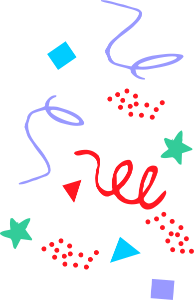 The image shows a colorful graphic with various shapes such as stars, hearts, arrows pointing upwards, downward, left, right, and diagonally in different directions; there is also text that appears to be "see" written on one of these elements.