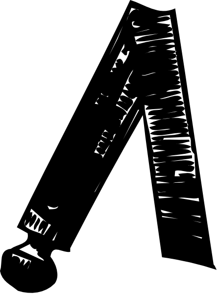 The black and white photo shows a person's hand holding an object that resembles a piece of paper with text on it; however, due to its small size in this image, specific details about objects, people, animals, actions, and setting cannot be confidently determined or described accurately.