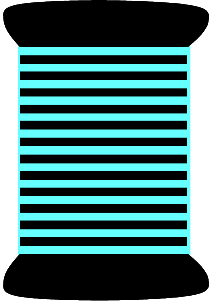 The image shows a pixelated representation of an open book with blue lines on its pages against a gray background.