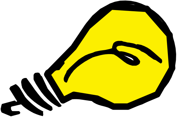 The image shows a black silhouette of an object with yellow highlights against a dark background.