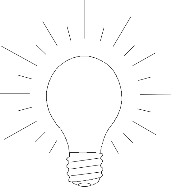 The image shows a light bulb with an unscrewed top on it against a black background.
