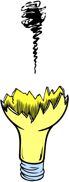 The image shows a cartoon of an ice cream cone with two scoops on top against a black background.
