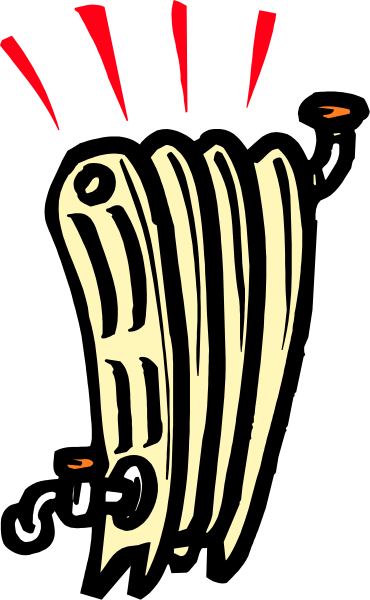 The image shows a cartoon of an angry customer service representative with their hands raised high above them while shouting into a microphone at someone who is sitting down in front of them.