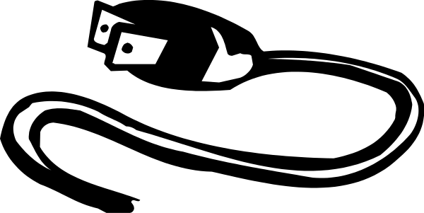 The black and white silhouette of a person on skis with their arms outstretched for balance.
