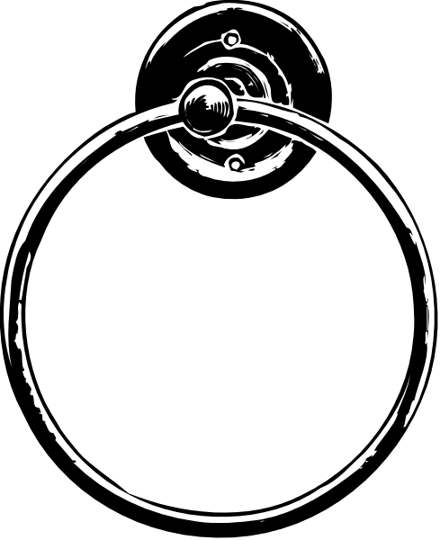 The black and white photo shows a circular object with concentric circles inside it against an indistinct background that appears to be dark in color.