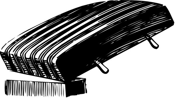The black and white photo shows a blurry scene of an object that appears to be a car with its headlights on in motion at nighttime.