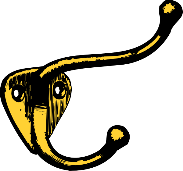 The black and white illustration shows a stylized depiction of an animal with two ears on top of its head facing leftward against a dark background.