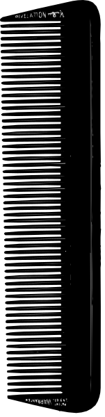 The image shows a vertical strip of black rectangles with white borders against an indistinct background that appears to be grayish-brown in color.