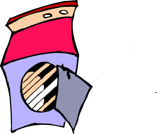 The image shows a cartoon of two hands with fingers interlocked against a black background.