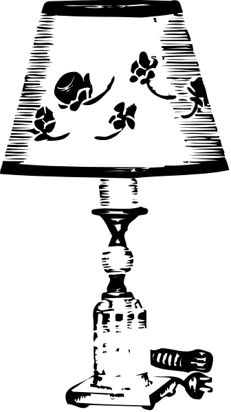 The image shows a black and white photo of an object with two distinct halves: on the left side is what appears to be a person's face in profile view; on the right side there seems to be another figure, possibly humanoid but obscured by shadows or darkness.