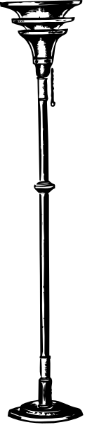 The image shows a vertical strip with alternating black and white sections that resemble an optical illusion of depth; it is difficult to discern any distinct features due to its abstract nature.