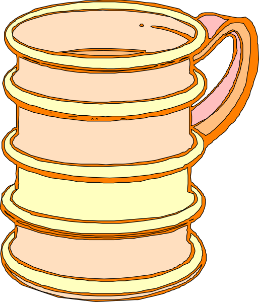 The illustration shows a stack of three cylindrical containers with different heights on top of each other against an unseen background; there is no text present in this image.
