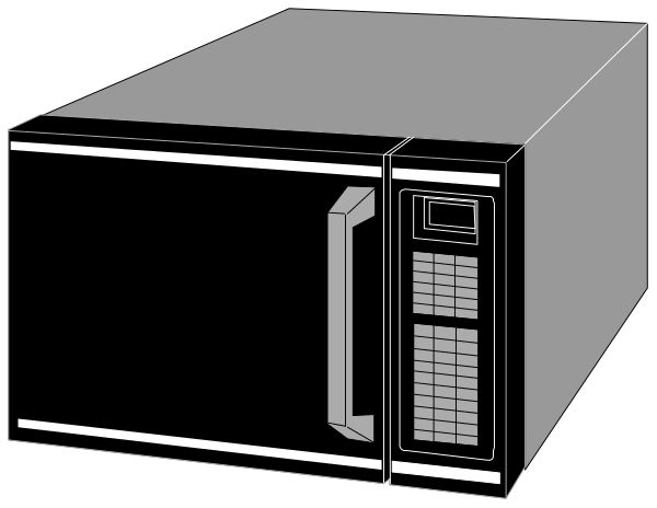 The image shows a computer tower with two hard drives on top of it against a black background.