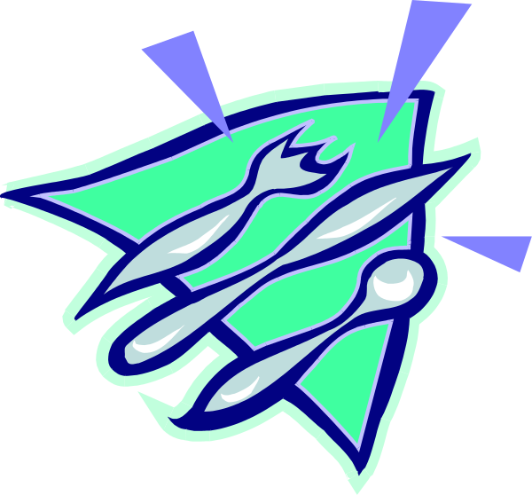 The image shows a graphic with three pairs of scissors crossed over each other against an abstract background that includes geometric shapes in blue and green hues.