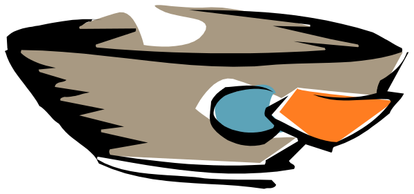 The image shows a stylized graphic of an eagle with its wings spread wide against a gray background; it has blue eyes and is wearing what appears to be a small crown on top of its head.