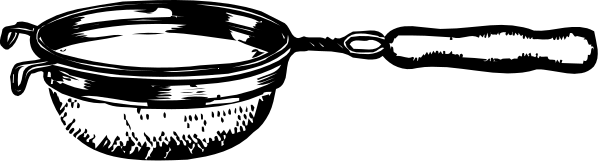 The black and white photo shows a magnifying glass with an object inside it that appears to be water droplets on its surface.