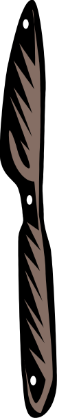 The image shows a gray background with two vertical lines of varying lengths on either side; between them is an abstract pattern that resembles flames or fireworks in shades of brown and black against a darker backdrop, creating a sense of motion across the middle line.