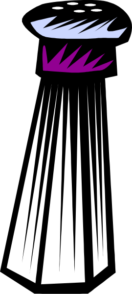 The image shows a black and white photo of an umbrella with its canopy open against a dark background; it is partially obscured by another object that appears to be made up of vertical lines creating a pattern, possibly representing blinds or curtains in front of which the umbrella stands.