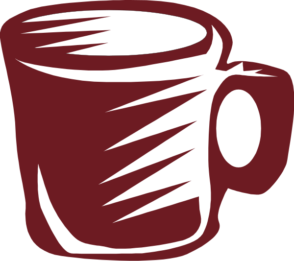 The image shows a logo with text that reads "PW" inside of what appears to be an illustration of a coffee cup on top of another mug-shaped object; both cups have handles but no visible contents, and there is also a small graphic element resembling steam or smoke above the uppermost cup. The style suggests it could represent a brand name for something related to coffee or tea service.