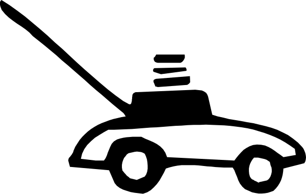 The black and white silhouette of a car on an unlit road at night with no visible features other than its outline.