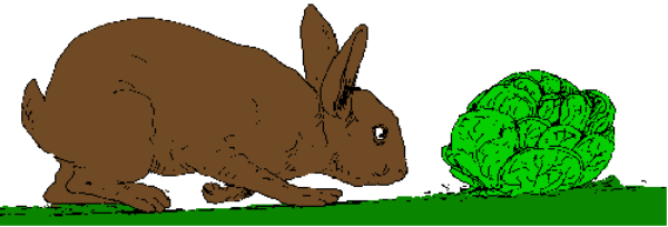The image shows a pixelated scene with three brown bears walking across grassy terrain next to each other; there is no text present in this small clip-art picture.