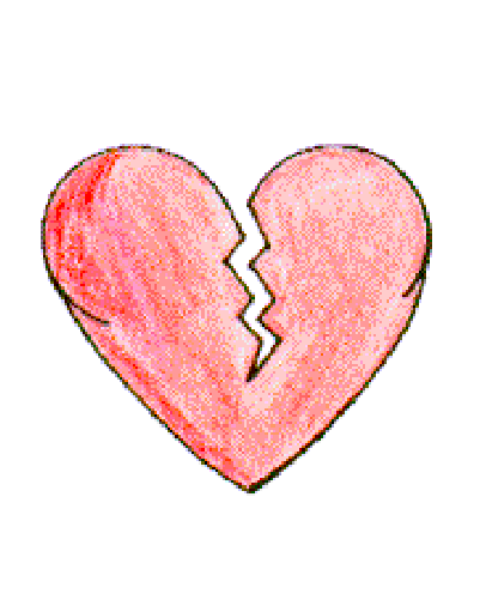 The image shows a heart symbol with two pieces missing on an otherwise plain background.