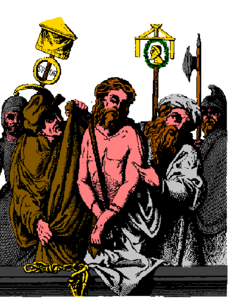 The image shows a pixelated representation of two figures standing close to each other with their backs facing forward; there is no clear indication of any additional context such as location or background details due to low resolution.