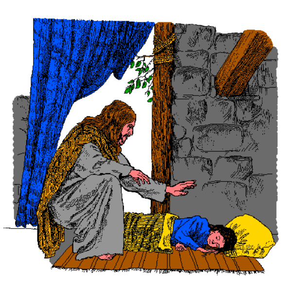 The images show a pixelated representation of two different scenes:

1) On top is an illustration depicting three characters in what appears to be a fantasy-themed environment with medieval architecture elements such as stone walls and arches, suggesting it could represent a castle or fortress setting. There are no visible texts on this image. The style of the artwork suggests that these images may have been created using an early generation video game console due to their pixelated nature.
2) On bottom is another illustration with two characters in what seems like a more modern, indoor environment re