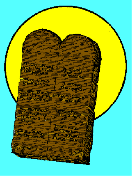 The image shows a stylized depiction of an open book with pages that appear to be made from what looks like brown paper or cardboard, set against a blue background; there is also a yellow circle on top left corner and some text in white font at bottom right which reads "Bible."