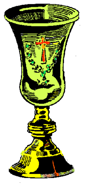 The image shows a trophy with two handles on either side of its base, placed against an indistinct background that does not provide any additional context about location or event.